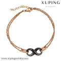 74416-xuping fashion 18k gold steel bracelet designs for girls